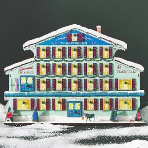 Anthropologie Emily Taylor for George & Viv Ski Lodge Advent Calendar / New